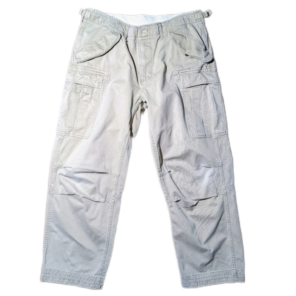 Vintage Polo Ralph Lauren Distressed Cargo Tactical Oversized Pants 35w 30l